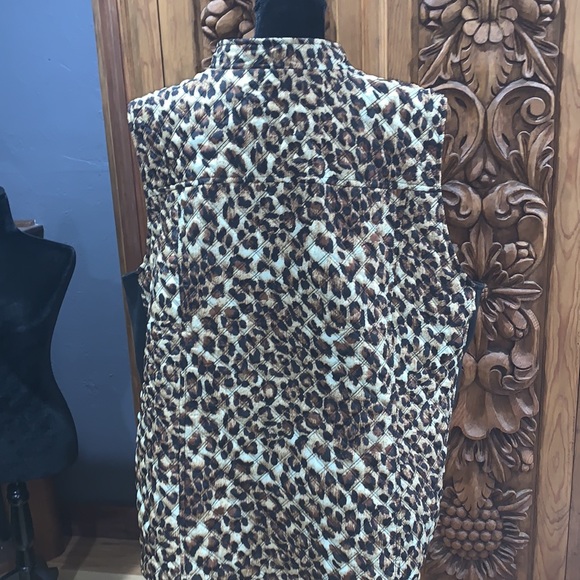 EUC New Directions 3X animal print vest - Picture 4 of 7